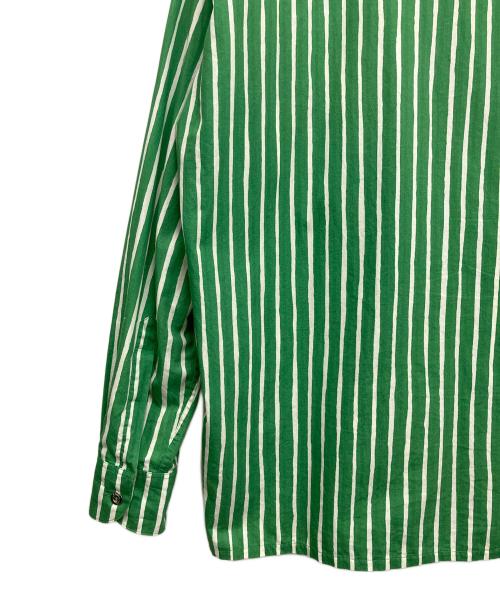 marimekko（マリメッコ）marimekko (マリメッコ) 長袖シャツ グリーン×ホワイト サイズ:Sの古着・服飾アイテム