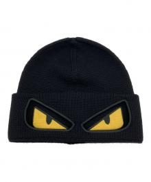 FENDI（フェンディ）の古着「ニットキャップ」｜ブラック