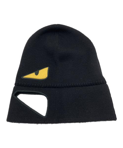 FENDI（フェンディ）FENDI (フェンディ) ニットキャップ ブラックの古着・服飾アイテム