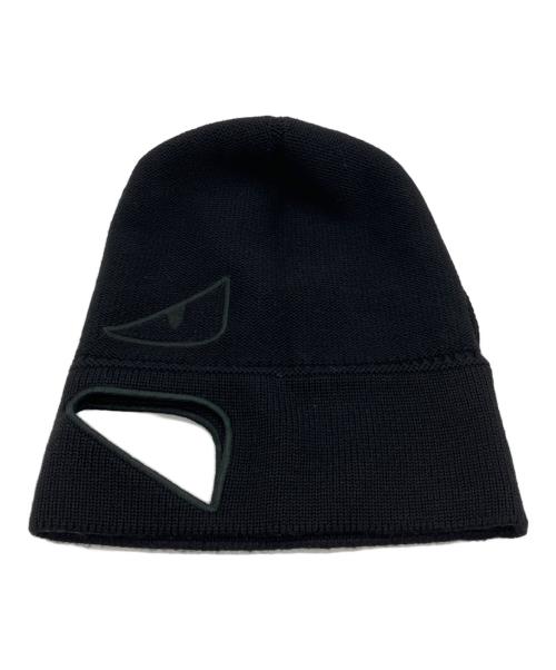 FENDI（フェンディ）FENDI (フェンディ) ニットキャップ ブラックの古着・服飾アイテム