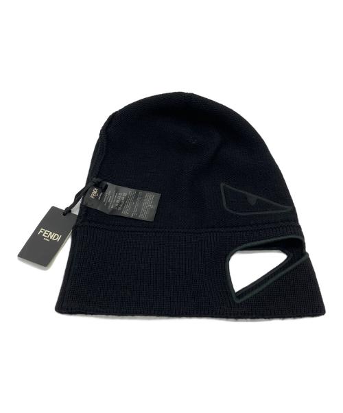 FENDI（フェンディ）FENDI (フェンディ) ニットキャップ ブラックの古着・服飾アイテム