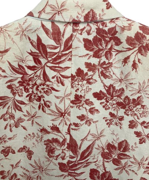 GUCCI（グッチ）GUCCI (グッチ) テーラードジャケット アイボリー×レッド サイズ:36の古着・服飾アイテム