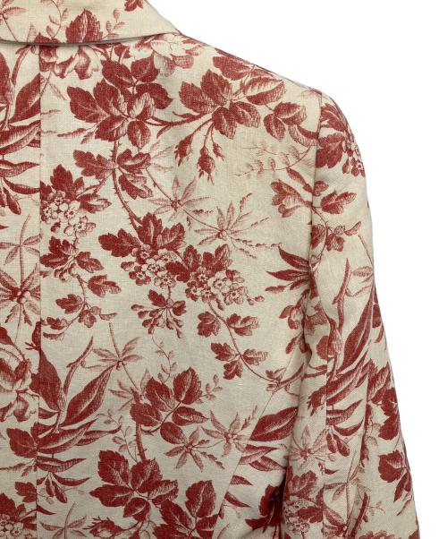 GUCCI（グッチ）GUCCI (グッチ) テーラードジャケット アイボリー×レッド サイズ:36の古着・服飾アイテム