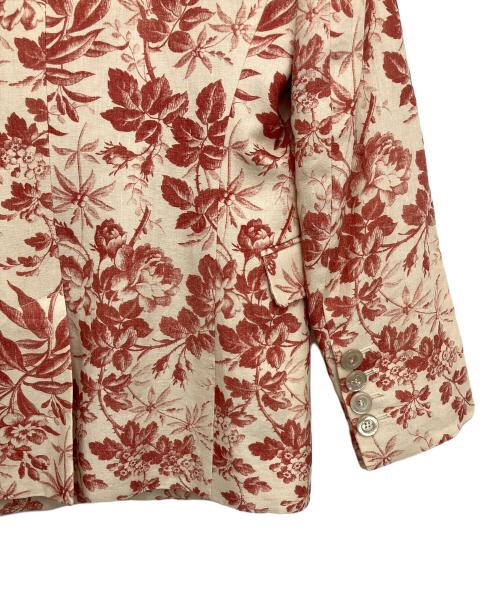 GUCCI（グッチ）GUCCI (グッチ) テーラードジャケット アイボリー×レッド サイズ:36の古着・服飾アイテム
