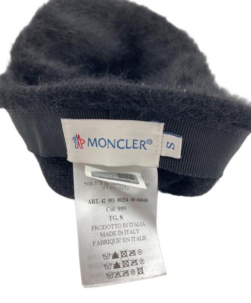 MONCLER（モンクレール）MONCLER (モンクレール) 帽子 ブラック サイズ:Sの古着・服飾アイテム