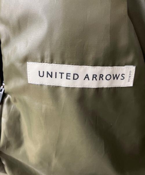 UNITED ARROWS（ユナイテッドアローズ）UNITED ARROWS (ユナイテッドアローズ) ADS ダウンコート カーキ サイズ:Lの古着・服飾アイテム