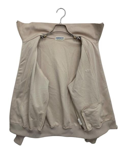 adidas（アディダス）adidas (アディダス) 	80s トレフォイルロゴ後期 デサント ベージュ×ブラウン サイズ:Mの古着・服飾アイテム