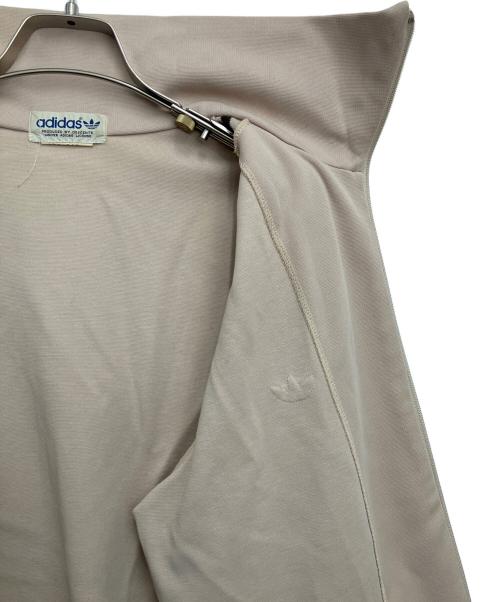 adidas（アディダス）adidas (アディダス) 	80s トレフォイルロゴ後期 デサント ベージュ×ブラウン サイズ:Mの古着・服飾アイテム