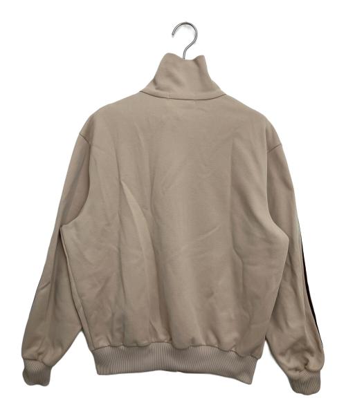 adidas（アディダス）adidas (アディダス) 	80s トレフォイルロゴ後期 デサント ベージュ×ブラウン サイズ:Mの古着・服飾アイテム