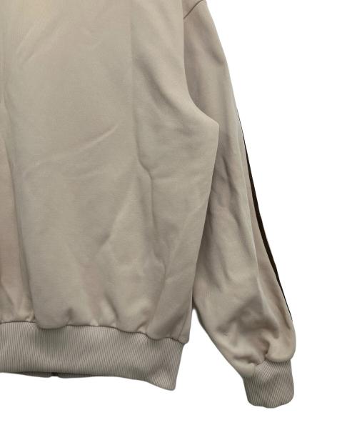 adidas（アディダス）adidas (アディダス) 	80s トレフォイルロゴ後期 デサント ベージュ×ブラウン サイズ:Mの古着・服飾アイテム