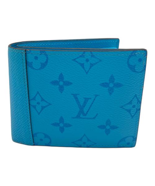 LOUIS VUITTON（ルイ ヴィトン）LOUIS VUITTON (ルイ ヴィトン) ポルトフォイユ・マルコ タイガラマ ブルーの古着・服飾アイテム