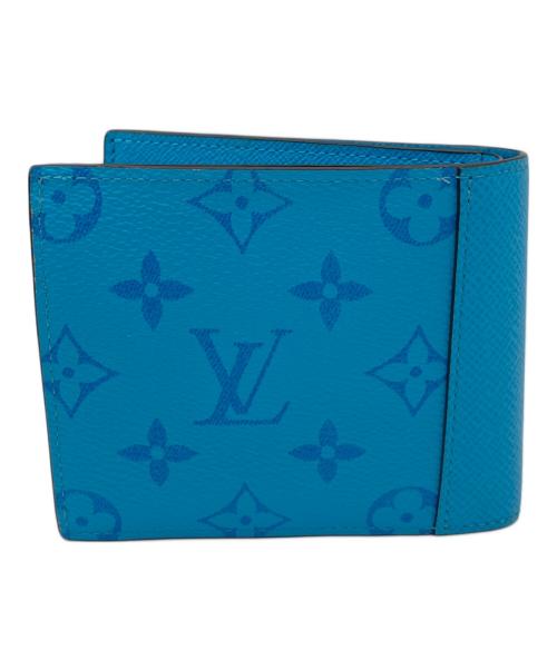 LOUIS VUITTON（ルイ ヴィトン）LOUIS VUITTON (ルイ ヴィトン) ポルトフォイユ・マルコ タイガラマ ブルーの古着・服飾アイテム