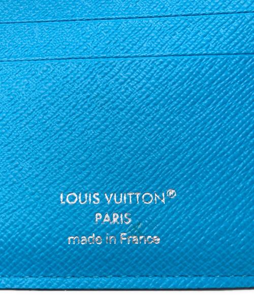 LOUIS VUITTON（ルイ ヴィトン）LOUIS VUITTON (ルイ ヴィトン) ポルトフォイユ・マルコ タイガラマ ブルーの古着・服飾アイテム