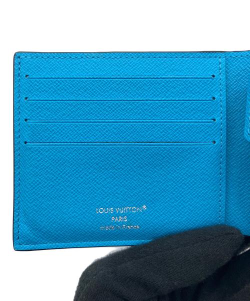 LOUIS VUITTON（ルイ ヴィトン）LOUIS VUITTON (ルイ ヴィトン) ポルトフォイユ・マルコ タイガラマ ブルーの古着・服飾アイテム
