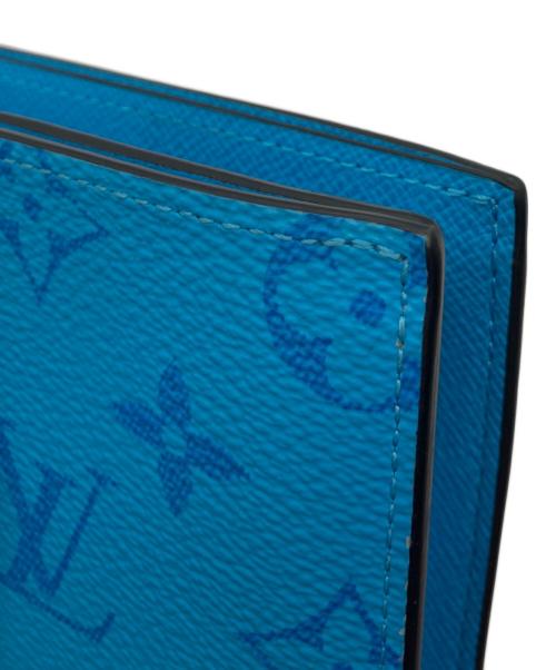 LOUIS VUITTON（ルイ ヴィトン）LOUIS VUITTON (ルイ ヴィトン) ポルトフォイユ・マルコ タイガラマ ブルーの古着・服飾アイテム