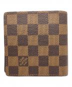 LOUIS VUITTONルイ ヴィトン）の古着「ダミエ ポルトフォイユ・マルコ」｜ブラウン