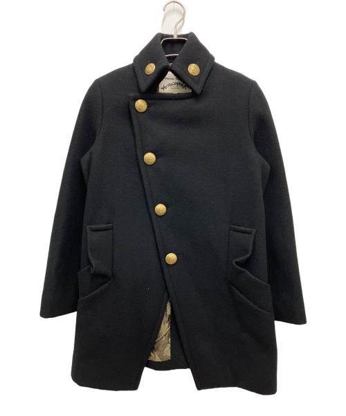Vivienne Westwood（ヴィヴィアンウエストウッド）Vivienne Westwood (ヴィヴィアンウエストウッド) メルトンコート ブラック サイズ:38の古着・服飾アイテム