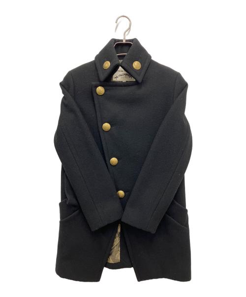 Vivienne Westwood（ヴィヴィアンウエストウッド）Vivienne Westwood (ヴィヴィアンウエストウッド) メルトンコート ブラック サイズ:38の古着・服飾アイテム