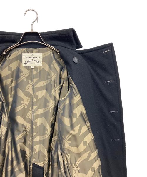 Vivienne Westwood（ヴィヴィアンウエストウッド）Vivienne Westwood (ヴィヴィアンウエストウッド) メルトンコート ブラック サイズ:38の古着・服飾アイテム