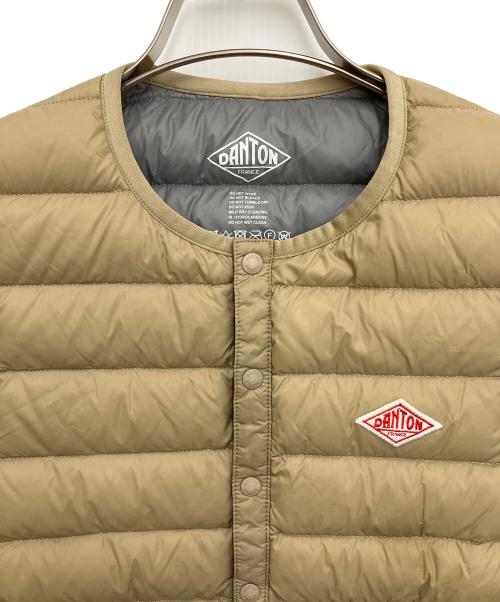 DANTON（ダントン）DANTON (ダントン) ダウンベスト ベージュ サイズ:36の古着・服飾アイテム