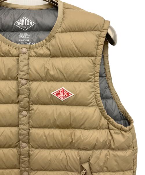 DANTON（ダントン）DANTON (ダントン) ダウンベスト ベージュ サイズ:36の古着・服飾アイテム