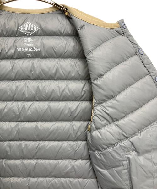 DANTON（ダントン）DANTON (ダントン) ダウンベスト ベージュ サイズ:36の古着・服飾アイテム