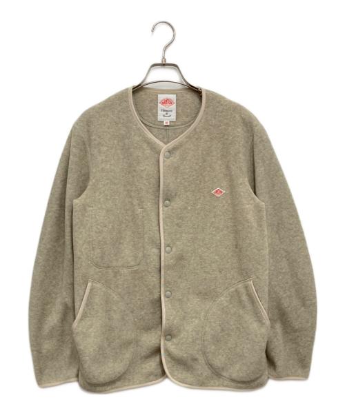 DANTON（ダントン）DANTON (ダントン) ノーカラーフリースジャケット ベージュ サイズ:40の古着・服飾アイテム