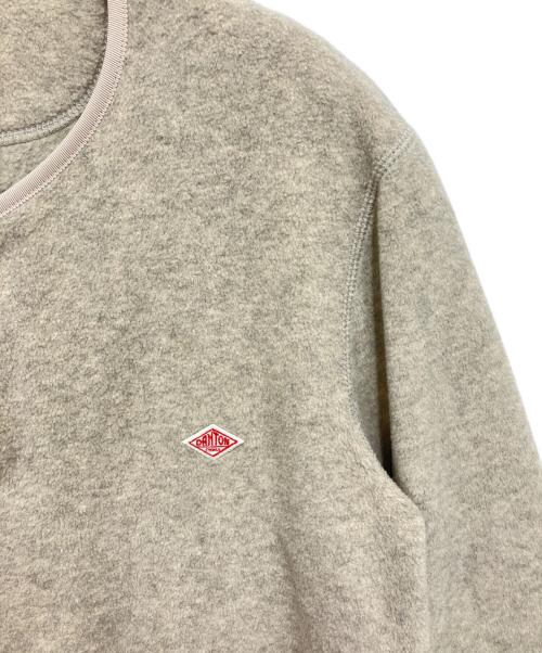 DANTON（ダントン）DANTON (ダントン) ノーカラーフリースジャケット ベージュ サイズ:40の古着・服飾アイテム