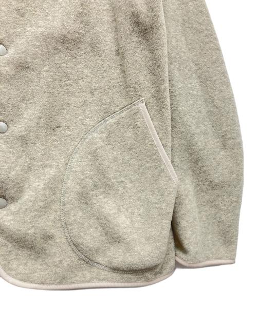 DANTON（ダントン）DANTON (ダントン) ノーカラーフリースジャケット ベージュ サイズ:40の古着・服飾アイテム