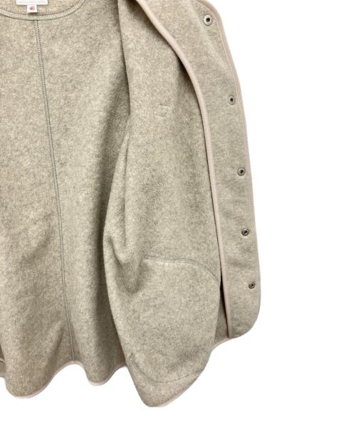 DANTON（ダントン）DANTON (ダントン) ノーカラーフリースジャケット ベージュ サイズ:40の古着・服飾アイテム