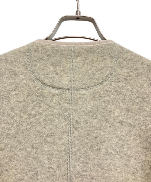 DANTON（ダントン）DANTON (ダントン) ノーカラーフリースジャケット ベージュ サイズ:40の古着・服飾アイテム