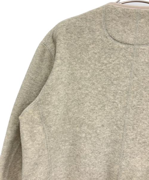 DANTON（ダントン）DANTON (ダントン) ノーカラーフリースジャケット ベージュ サイズ:40の古着・服飾アイテム