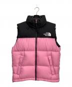 THE NORTH FACEザ ノース フェイス）の古着「ダウンジャケット」｜ピンク×ブラック