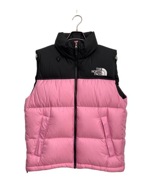 THE NORTH FACE（ザ ノース フェイス）THE NORTH FACE (ザ ノース フェイス) ダウンジャケット ピンク×ブラック サイズ:Sの古着・服飾アイテム