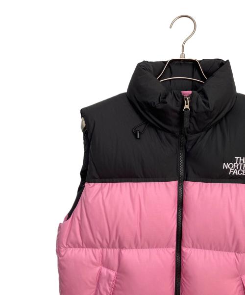 THE NORTH FACE（ザ ノース フェイス）THE NORTH FACE (ザ ノース フェイス) ダウンジャケット ピンク×ブラック サイズ:Sの古着・服飾アイテム