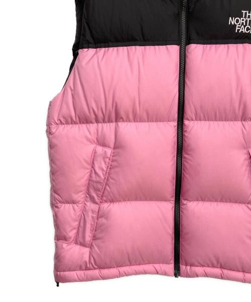 THE NORTH FACE（ザ ノース フェイス）THE NORTH FACE (ザ ノース フェイス) ダウンジャケット ピンク×ブラック サイズ:Sの古着・服飾アイテム