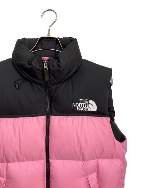 THE NORTH FACE（ザ ノース フェイス）THE NORTH FACE (ザ ノース フェイス) ダウンジャケット ピンク×ブラック サイズ:Sの古着・服飾アイテム