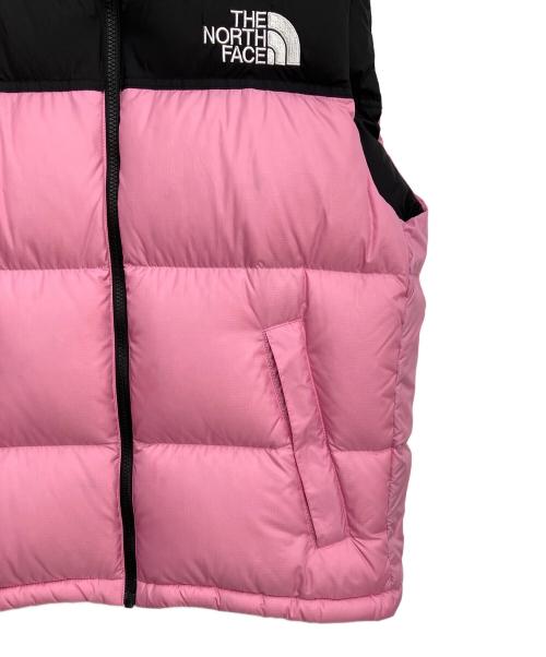 THE NORTH FACE（ザ ノース フェイス）THE NORTH FACE (ザ ノース フェイス) ダウンジャケット ピンク×ブラック サイズ:Sの古着・服飾アイテム