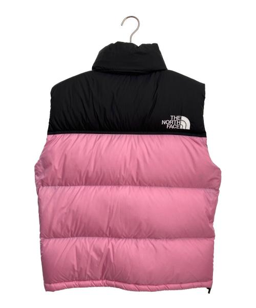 THE NORTH FACE（ザ ノース フェイス）THE NORTH FACE (ザ ノース フェイス) ダウンジャケット ピンク×ブラック サイズ:Sの古着・服飾アイテム
