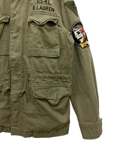 POLO RALPH LAUREN（ポロ・ラルフローレン）POLO RALPH LAUREN (ポロ・ラルフローレン) ミリタリージャケット オリーブ サイズ:Mの古着・服飾アイテム