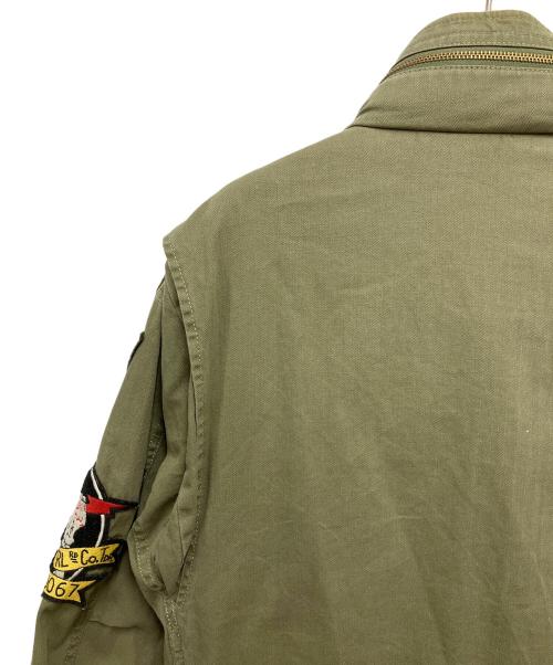 POLO RALPH LAUREN（ポロ・ラルフローレン）POLO RALPH LAUREN (ポロ・ラルフローレン) ミリタリージャケット オリーブ サイズ:Mの古着・服飾アイテム