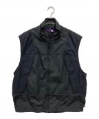 THE NORTHFACE PURPLELABELザ・ノースフェイス パープルレーベル）の古着「Brushed Weather Mountain Wind Vest」｜ブラック
