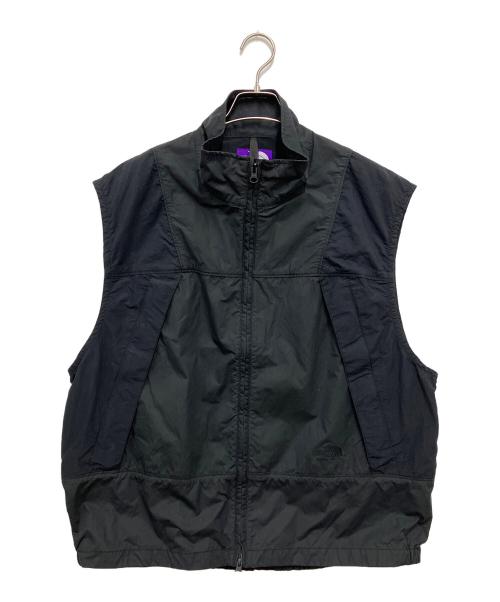 THE NORTHFACE PURPLELABEL（ザ・ノースフェイス パープルレーベル）THE NORTHFACE PURPLELABEL (ザ・ノースフェイス パープルレーベル) Brushed Weather Mountain Wind Vest ブラック サイズ:XLの古着・服飾アイテム