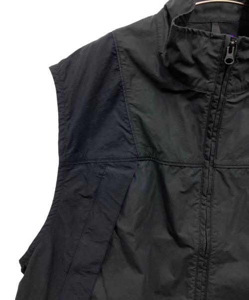 THE NORTHFACE PURPLELABEL（ザ・ノースフェイス パープルレーベル）THE NORTHFACE PURPLELABEL (ザ・ノースフェイス パープルレーベル) Brushed Weather Mountain Wind Vest ブラック サイズ:XLの古着・服飾アイテム