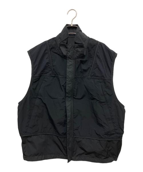 THE NORTHFACE PURPLELABEL（ザ・ノースフェイス パープルレーベル）THE NORTHFACE PURPLELABEL (ザ・ノースフェイス パープルレーベル) Brushed Weather Mountain Wind Vest ブラック サイズ:XLの古着・服飾アイテム