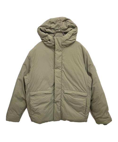 Snow peak（スノーピーク）snow peak (スノーピーク) ダウンジャケット オリーブ サイズ:Lの古着・服飾アイテム