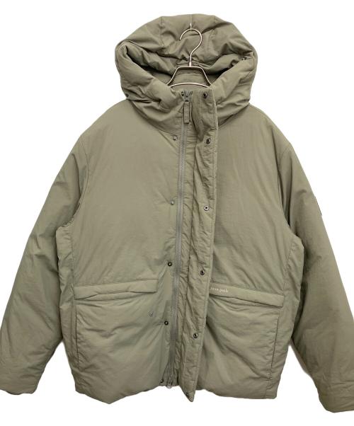 Snow peak（スノーピーク）snow peak (スノーピーク) ダウンジャケット オリーブ サイズ:Lの古着・服飾アイテム