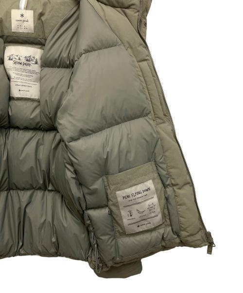Snow peak（スノーピーク）snow peak (スノーピーク) ダウンジャケット オリーブ サイズ:Lの古着・服飾アイテム
