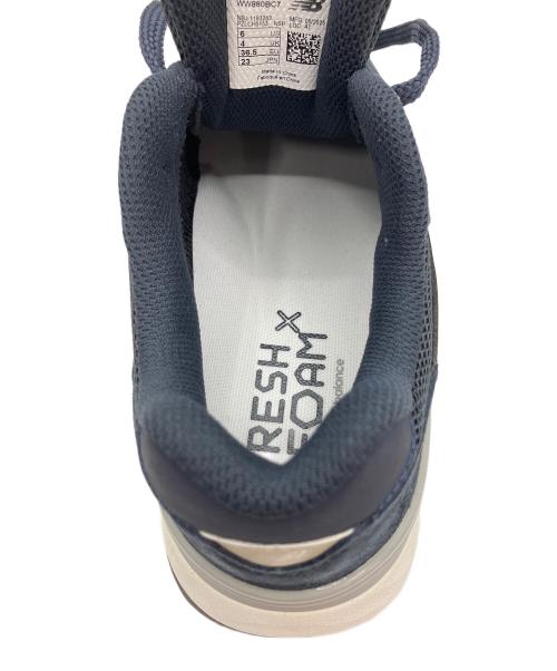 NEW BALANCE（ニューバランス）NEW BALANCE (ニューバランス) WW880BC7 ネイビー×ホワイト サイズ:23cmの古着・服飾アイテム