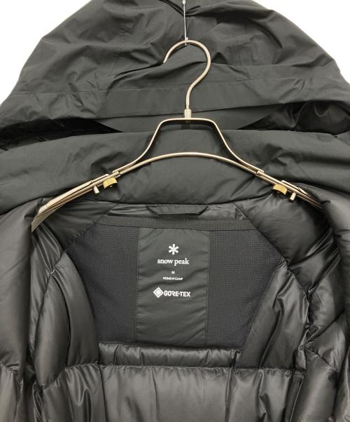 Snow peak（スノーピーク）snow peak (スノーピーク) Weatherproof Down Jacket ブラック サイズ:Mの古着・服飾アイテム